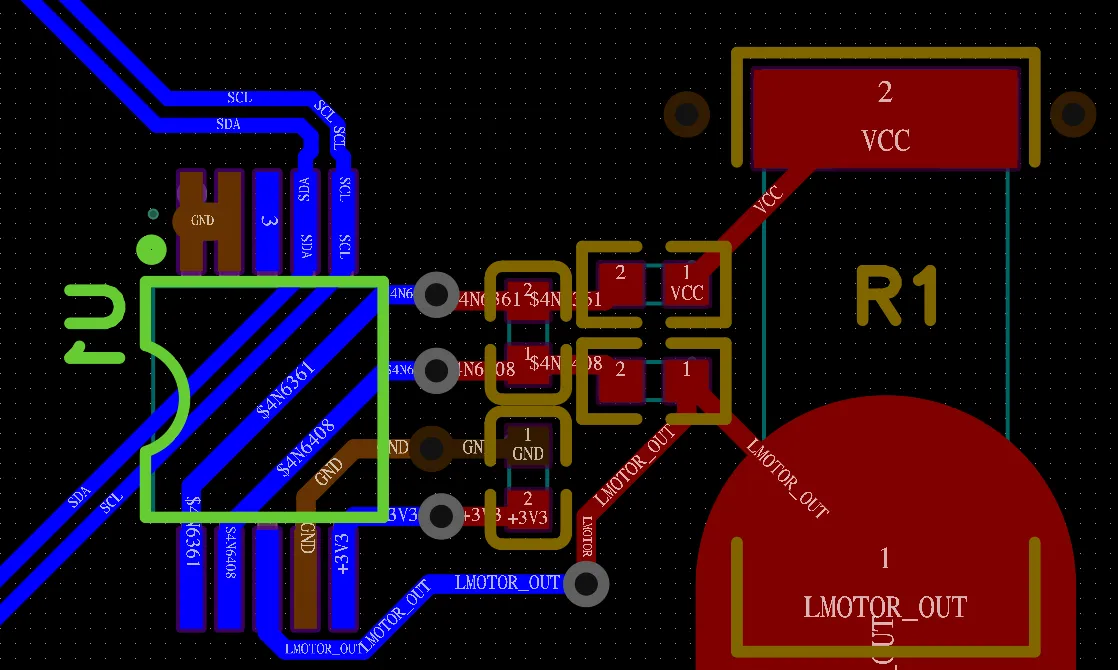 Wilson's nine INA228 current sensors and the 2 oz copper power routing