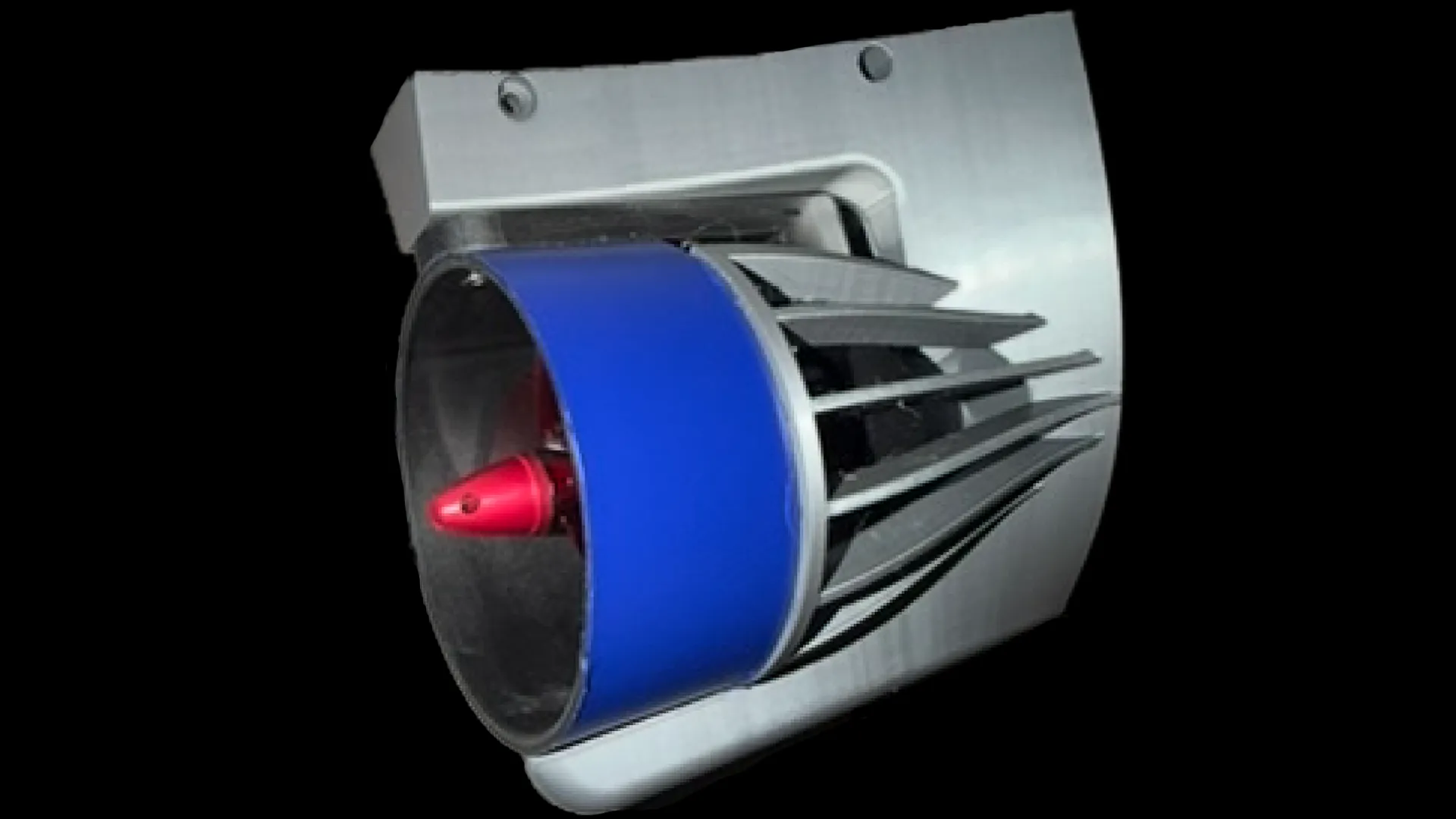 Thrust puck — brushless motor mounted in the pontoon